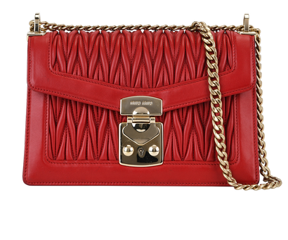 Miu Miu Confidetial Matelasse, front view